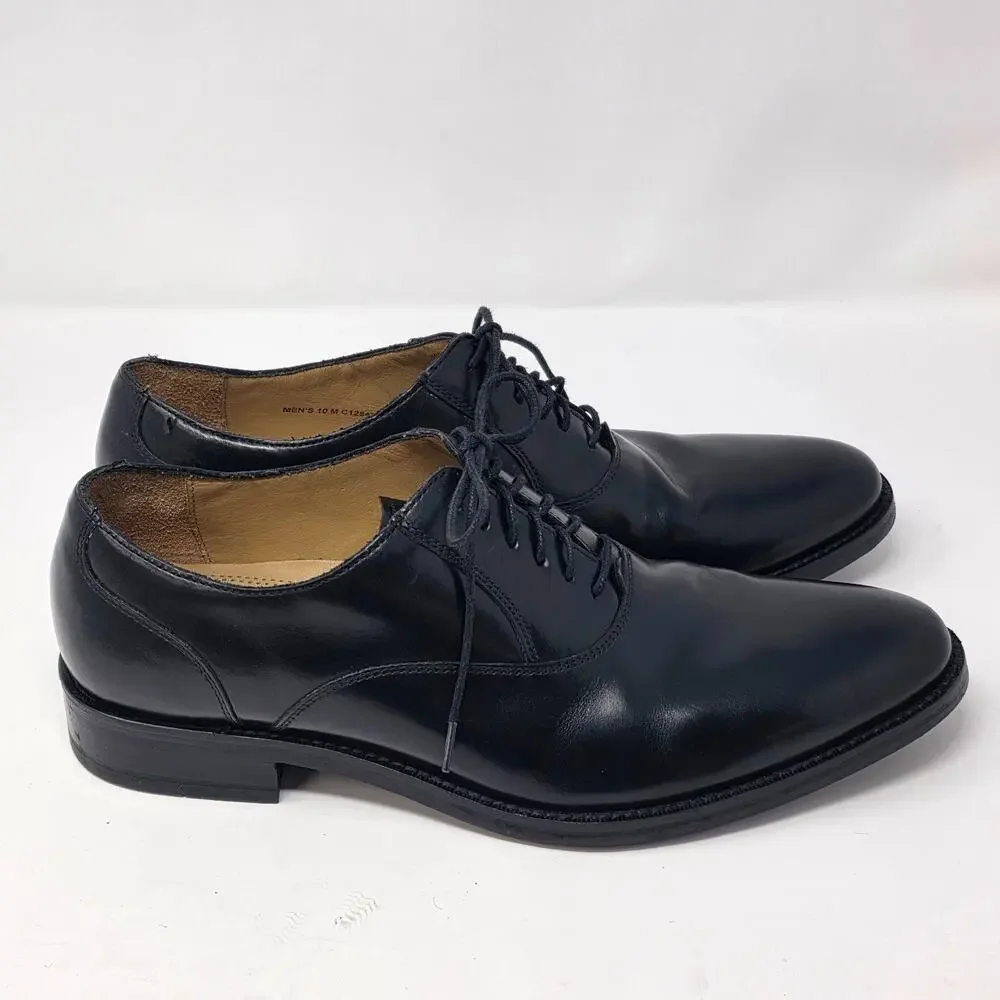 Cole Haan Madison Oxford Plane Toe Dress Shoes C12847 Mens 10 M Black Lace Up
